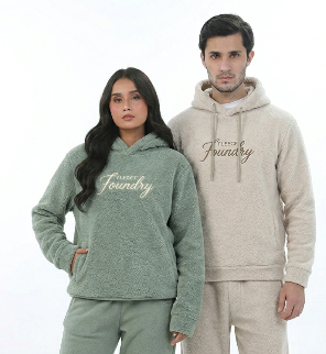 Unisex Men`s and Women`s fleece hoddie