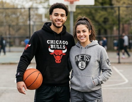 Unisex Men`s and Women`s Basketball hoddie