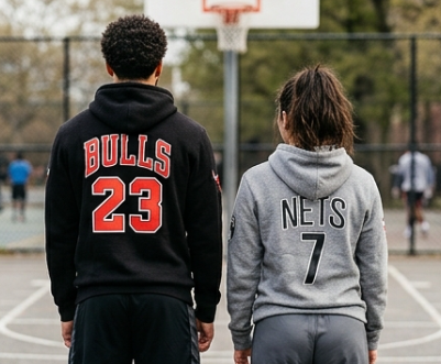 Unisex Men`s and Women`s Basketball hoddie