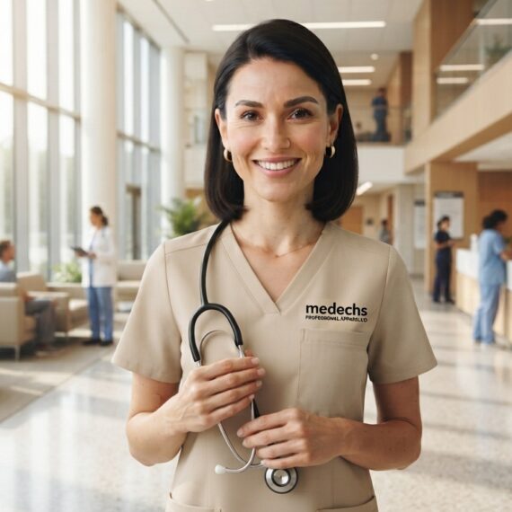 Modern Healthcare Scrub Uniform – Designed for Everyday Performance