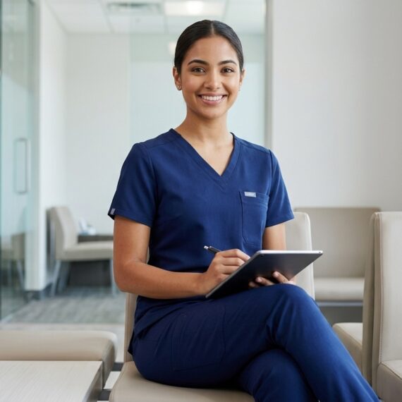 Women’s FlexCare Medical Scrub Set – Lightweight & Comfortable